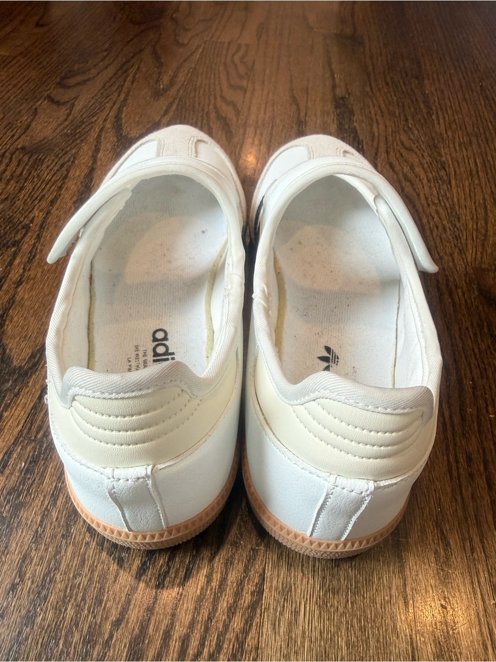 adidas Women’s Smaba White Mary Jane Sneakers - Picture 4 of 7